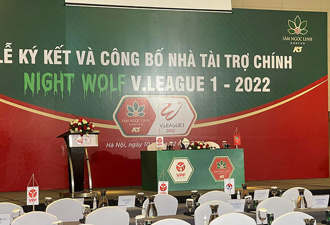 V.League sẽ có tên gọi đầy đủ là Night Wolf V.League 1 kể từ mùa 2022