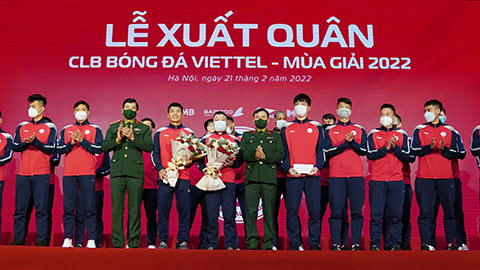 Viettel FC đặt mục tiêu vô địch V.League 2022