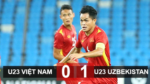 Kết quả U23 Việt Nam 0-1 U23 Uzbekistan: Bàn thua từ đá phạt đẳng cấp