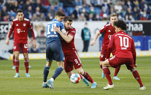 Bayern Munich bất lực trước một Hoffenheim quá kiên cường trên sân nhà