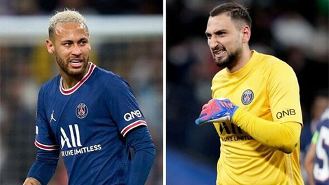 Neymar và Donnarumma suýt 'tẩn nhau' sau thất bại của PSG