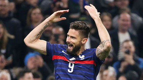 Giroud sẽ là 'siêu dự bị' của ĐT Pháp