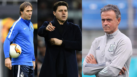 Ngoài Ten Hag, M.U còn lên kế hoạch phỏng vấn Lopetegui, Pochettino và Enrique (từ trái qua) cho vị trí HLV trưởng