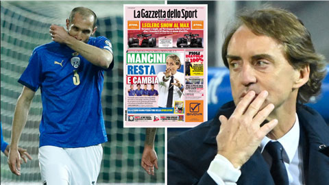 ĐT Italia: Mancini vẫn ở lại nhưng 6 ngôi sao đã rời đội