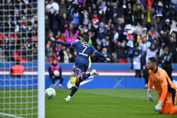 Mbappe mở tỷ số trận PSG vs Bordeaux ở phút 24