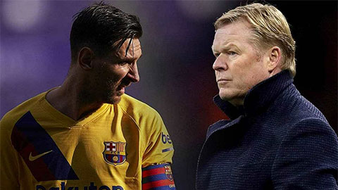 HLV Koeman không hiểu tại sao Barca lại để Messi rời Nou Camp