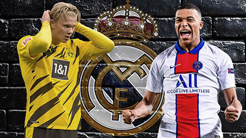 Real Madrid thừa tiền chiêu mộ cả Mbappe lẫn Haaland