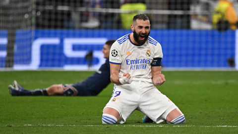 Benzema đã ghi 42 bàn sau 42 trận ở mùa này cho Real