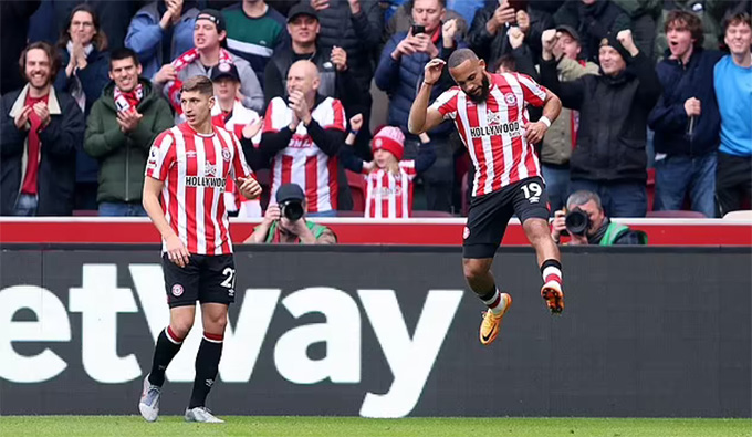 Mbeumo là ngôi sao sáng nhất trận Brentford vs West Ham