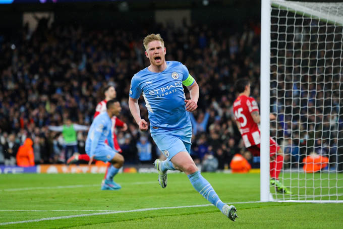 De Bruyne ghi bàn duy nhất giúp Man City đánh bại Atletico