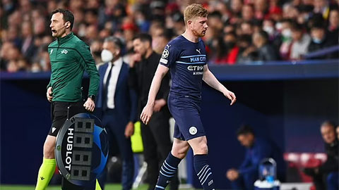 Man City mất De Bruyne ở đại chiến Liverpool