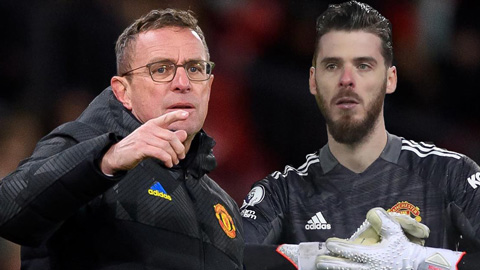 Rangnick không thể bào chữa thất bại, De Gea tự thấy ô nhục