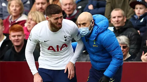 Tottenham mất Matt Doherty hết mùa giải