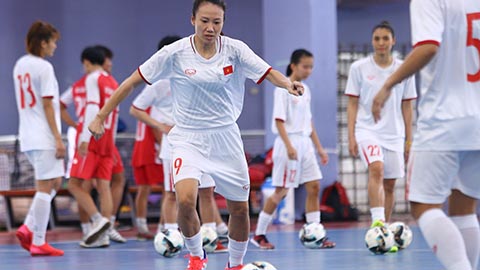 ĐT futsal nữ Việt Nam thắng trận đấu tiên 