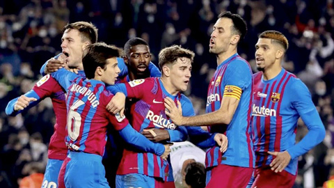 Barca trong chiến thắng trước Real vào ngày 21/3 vừa qua