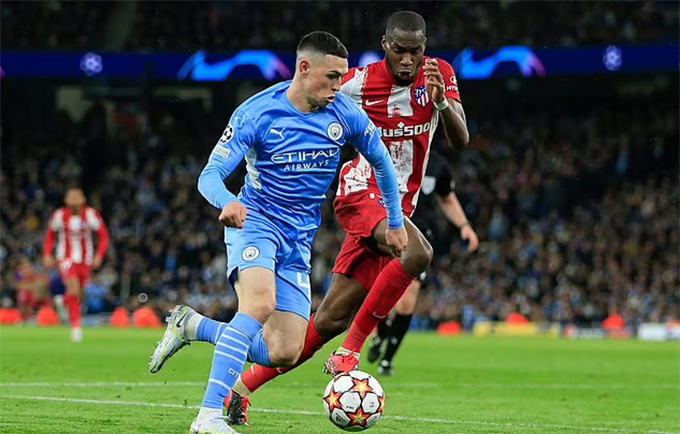 Foden mang đến sự khác biệt trong trận gặp Atletico