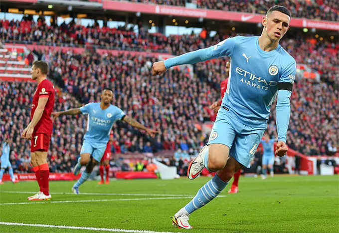 Foden rất có duyên trước Liverpool