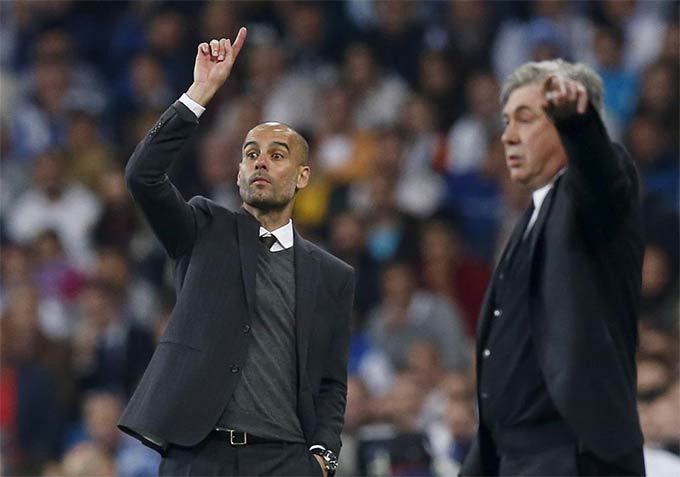 HLV Guardiola từng nhận thất bại cay đắng dưới tay Ancelotti