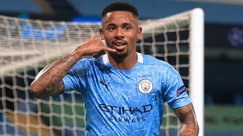 Gabriel Jesus lập cú poker: Man City có không giữ, mất đừng tìm!