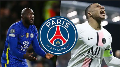 PSG đàm phán chiêu mộ Lukaku để thay thế Mbappe