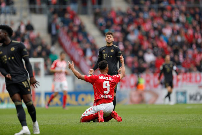 Mainz chiến thắng dễ dàng trước Bayern