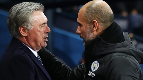 Pep Guardiola và Carlo Ancelotti, hai thiên tài chiến thuật