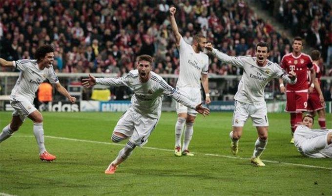 Sergio Ramos lập cú đúp giúp Real đè bẹp Bayern 4-0 tại Bernabeu