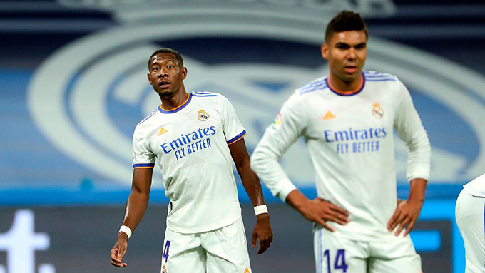 Alaba và Casemiro không chắc sẽ ra sân