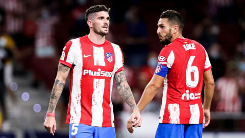 Từng là đồng đội thân thiết ở Atletico, nay Koke (phải) và Rodri lại ở hai đầu chiến tuyến trong cuộc chiến giữa Atletico và Man City ở tứ kết Champions League 2021/22