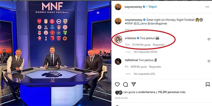 Bình luận ngắn gọn của Ronaldo trên Twitter