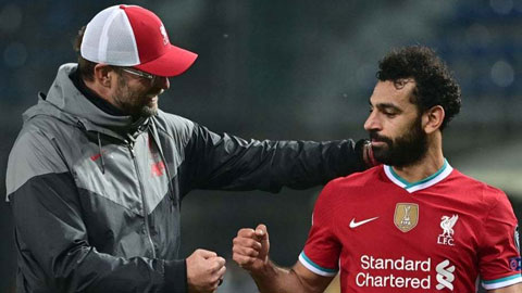 Klopp có thể phải loại Salah ở trận gặp Benfica