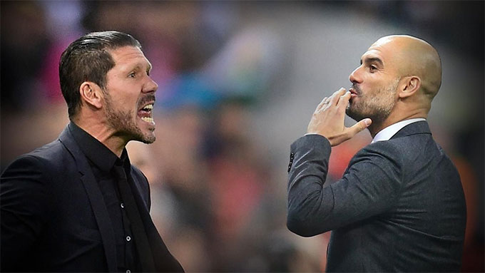 HLV Simeone thắng 1 thua 2 trong 3 lần đụng độ Guardiola