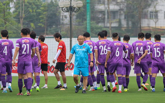 U23 Việt Nam chuẩn bị lực lượng dày dạn cho SEA Games 2021 - Ảnh: VFF