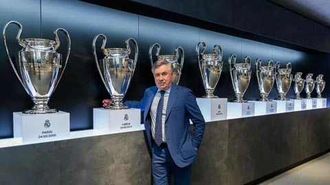 HLV Ancelotti hướng tới chức vô địch Champions League thứ 2 cùng Real Madrid