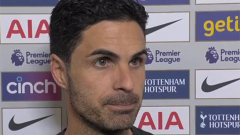 Arteta 'bắt chước' cách trả lời của Mourinho và Guardiola sau trận thua đậm Tottenham