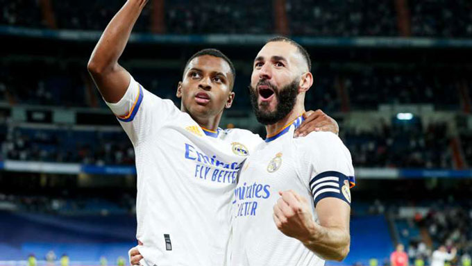 Cả Rodrygo và Benzema đều có những cột mốc cho riêng mình