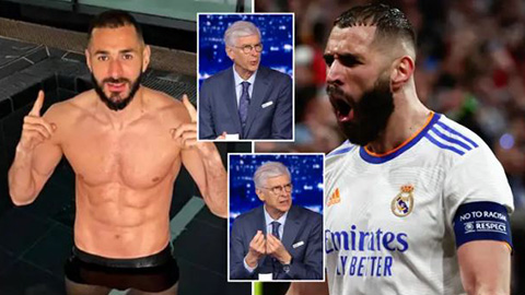 Wenger: 'Đến tận năm 30 tuổi Benzema vẫn thừa 3 cân'