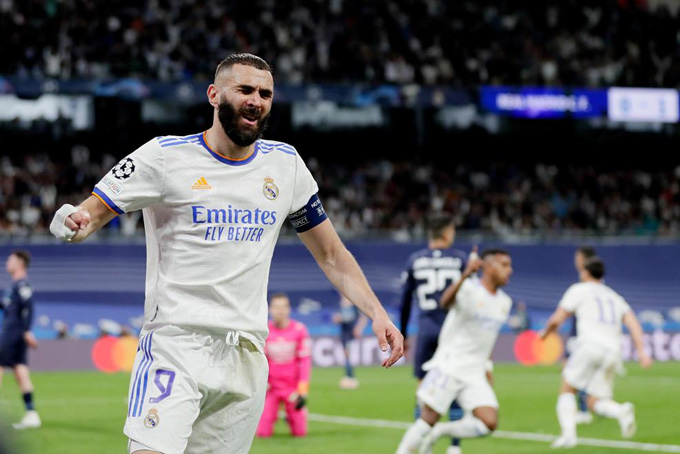 Benzema một lần nữa tỏa sáng ở thời khắc quyết định mang về tấm vé dự chung kết Champions League cho Real