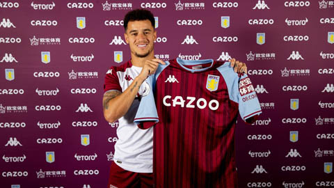 Aston Villa mua đứt Coutinho