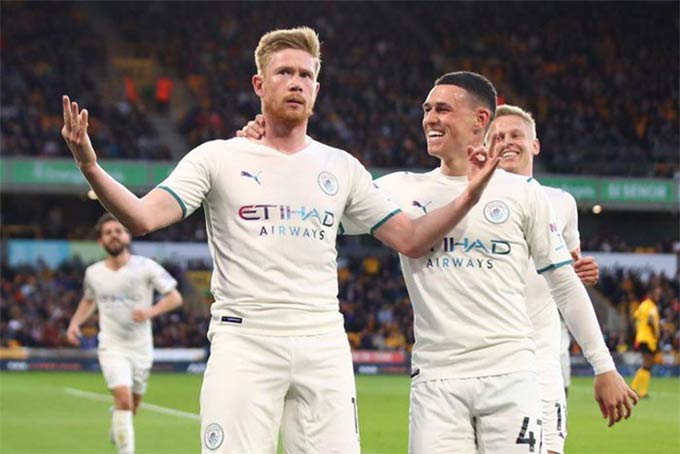 De Bruyne là chân sút số 1 của Man City ở Premier League mùa này