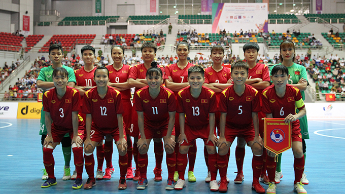 ĐT futsal nữ Việt Nam chỉ cần hòa Thái Lan là đủ. Ảnh: Sơn Đông