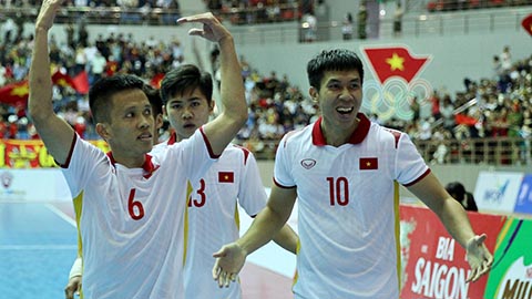 Một phút ghi 3 bàn, ĐT futsal Việt Nam hạ đẹp Myanmar