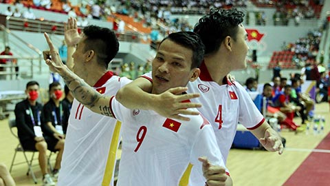 ĐT futsal nam Việt Nam chỉ cần hòa Thái Lan là vô địch