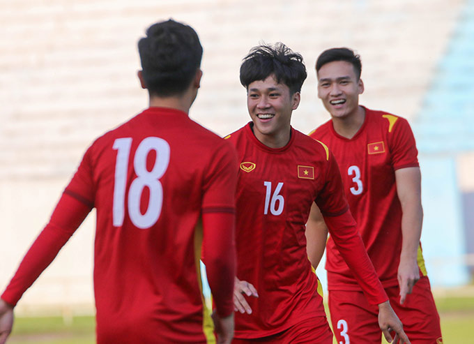 U23 Việt Nam tự tin hướng đến trận đấu với U23 Thái Lan - Ảnh: VFF