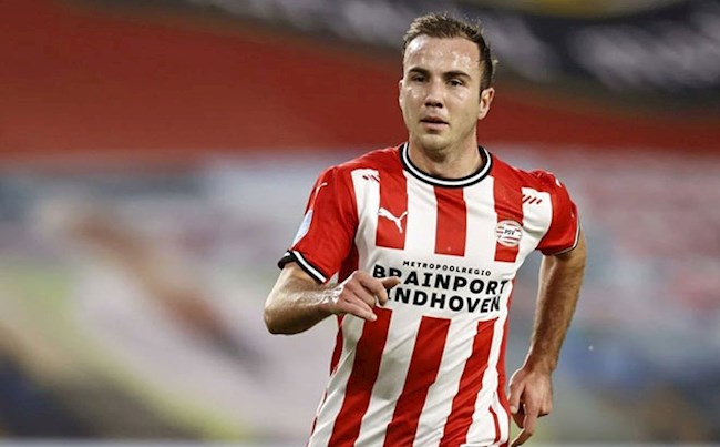 Tiền vệ Mario Gotze rực sáng trong màu áo PSV