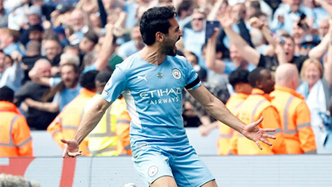 Gundogan vượt Ronaldo đoạt giải Cầu thủ thay đổi trận đấu mùa 2021/22