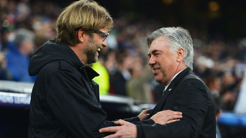 Juergen Klopp vs. Carlo Ancelotti: Cuộc hẹn hò của 2 'quý ngài Champions League'