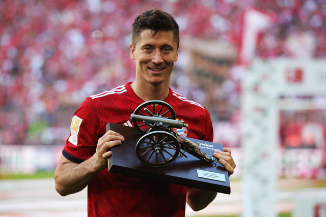 Lewandowski một lần nữa trở thành Vua phá lưới Bundesliga