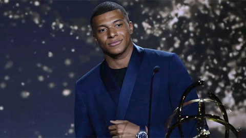 Mbappe đoạt danh hiệu Cầu thủ xuất sắc nhất