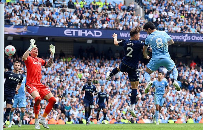 Gundogan đánh đầu rút ngắn tỷ số cho Man City